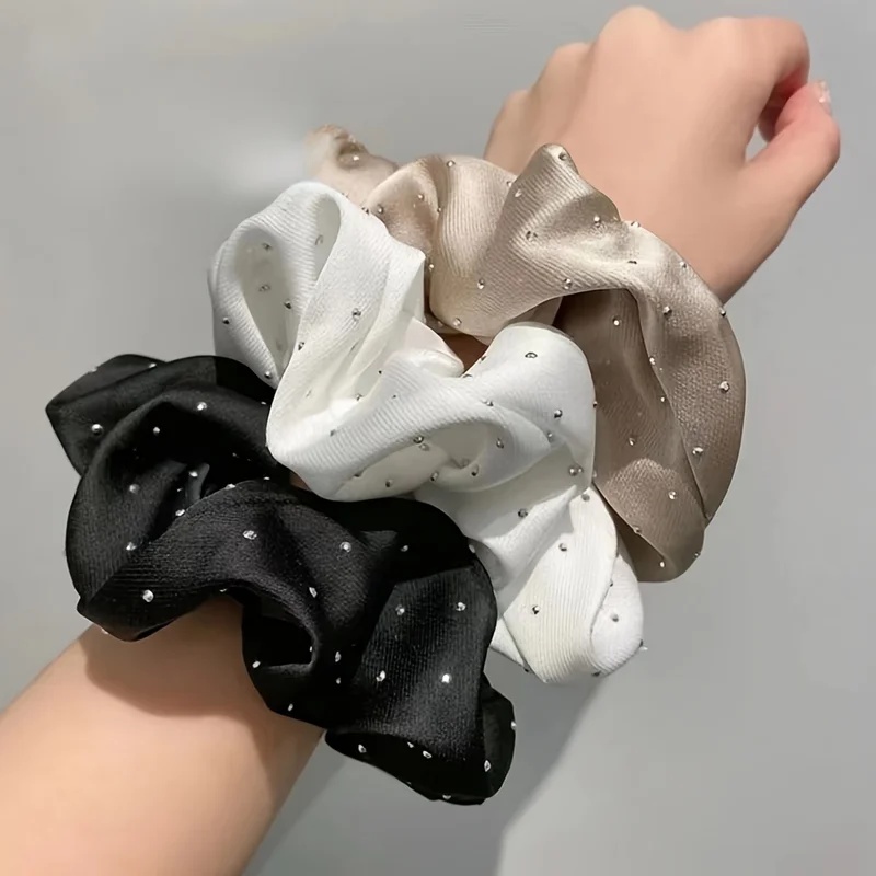 1/3PCS Satin Scrunchies with R - Travel Accessories Comfort 评论和价格