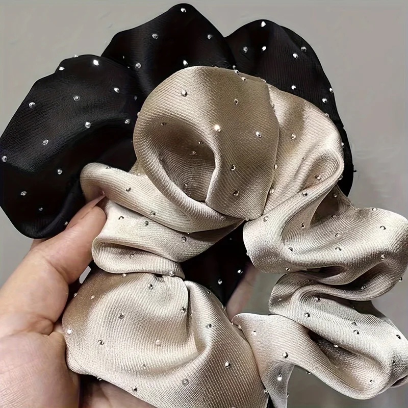 1/3PCS Satin Scrunchies with R - Travel Accessories Comfort 评论和价格