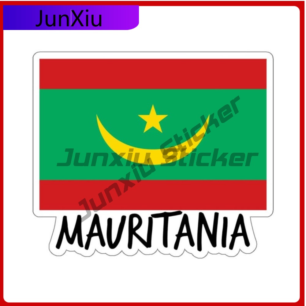 Mauritania Flag Travel Sticker - Travel Accessories For Car 评论和价格